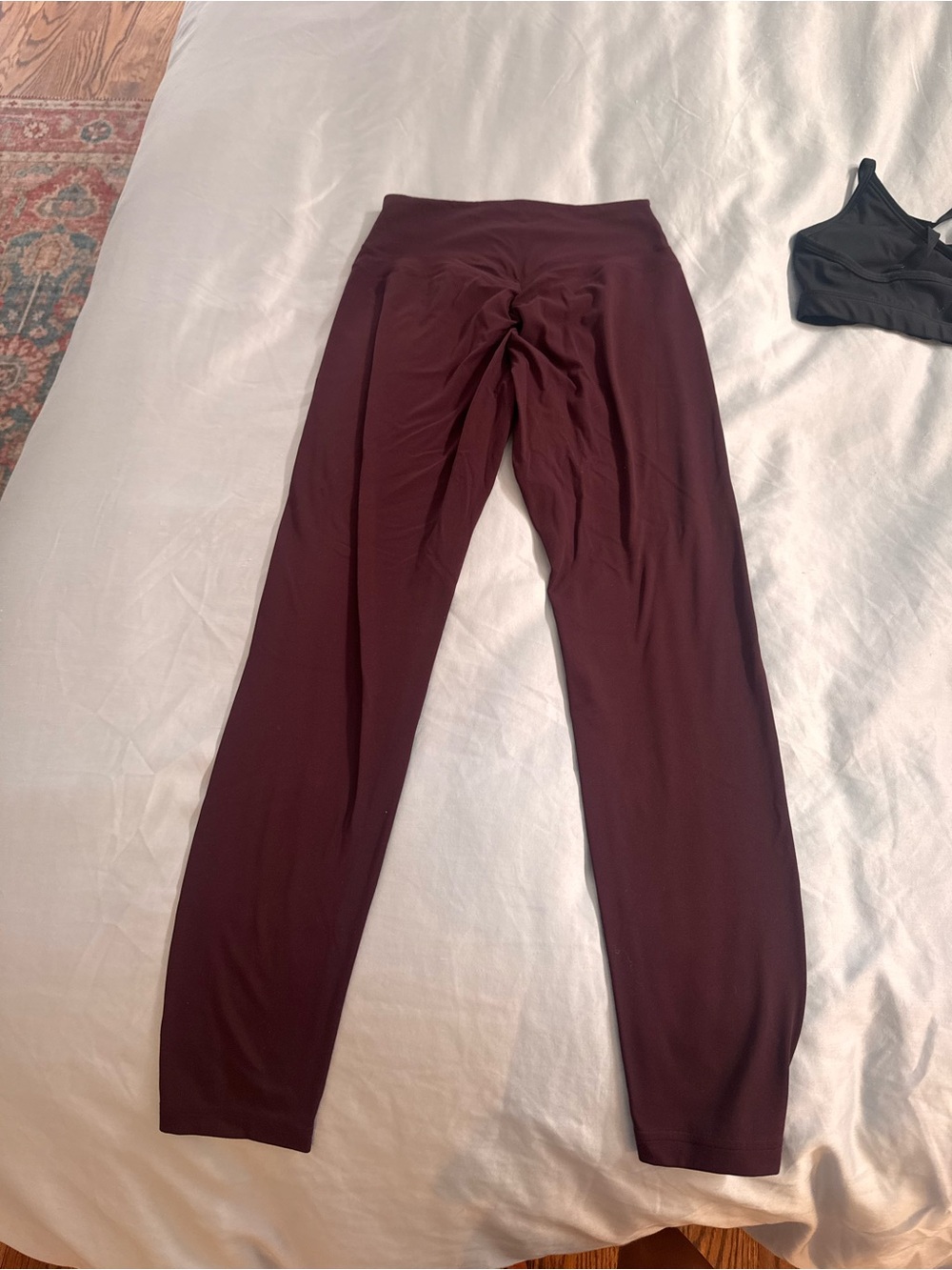 Gymshark High-Waist Ruched Leggings - Burgundy